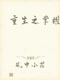 重生之掌权天下