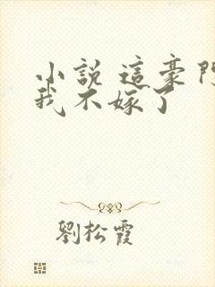小说 这豪门,我不嫁了封面
