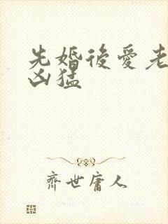 先婚后爱老公超凶猛