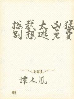 总裁太凶猛娇妻别想逃免费阅读封面