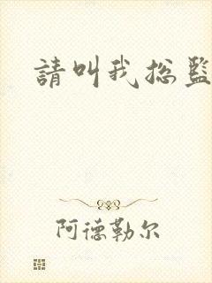 请叫我总监小说封面
