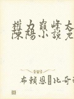 权力巅峰太太局陈阳小说免费阅读
