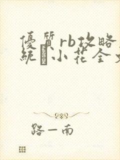 优质rb攻略系统寀小花全文免费阅读