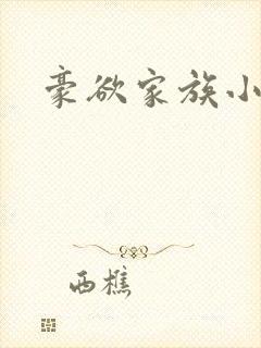 豪欲家族小说