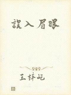 误入眉眼封面