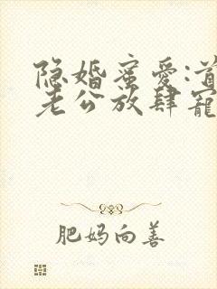 隐婚蜜爱:首席老公放肆宠