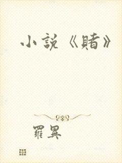 小说《赌》