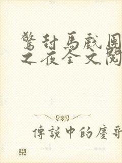 惊封马戏团惩罚之夜全文阅读