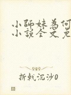 小师妹为何那样小说全文免费阅读笔趣阁