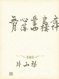 无心爱良夜任明月落西楼什么意思