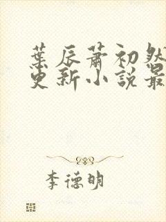 叶辰萧初然最快更新小说最新