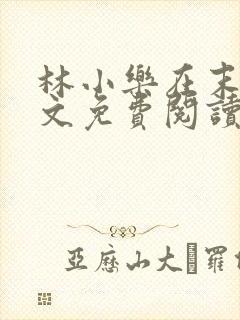 林小乐在末世全文免费阅读