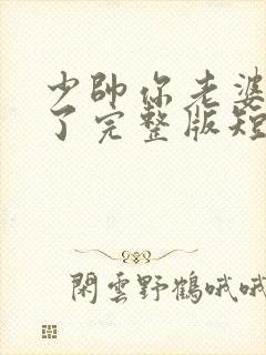 少帅你老婆又跑了完整版短剧