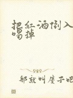 把红酒倒入b里喝掉封面
