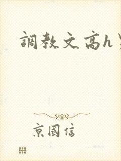 调教文高h男男