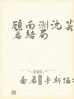 顾南洲沈芸番外篇结局封面