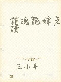 销魂艳婢免费阅读