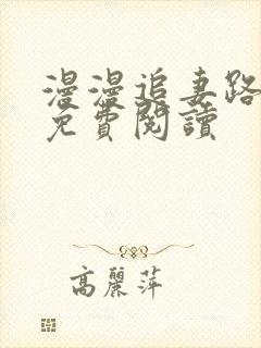 漫漫追妻路小说免费阅读
