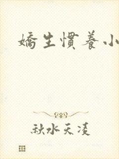 娇生惯养小说