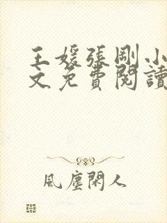 王媛张刚小说全文免费阅读