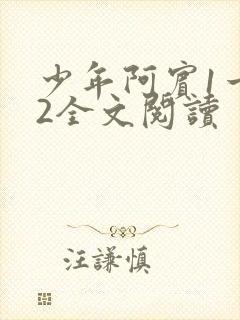 少年阿宾1一72全文阅读封面