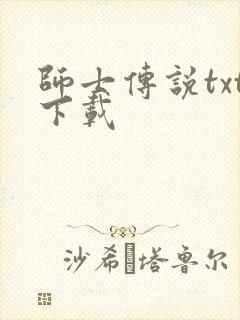 师士传说txt下载