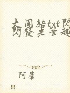 大团结txt闪闪发光笔趣阁