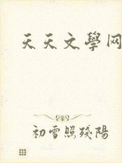 天天文学网封面