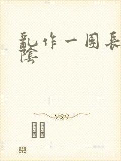 乱作一团长日光阴封面