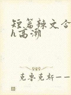 短篇辣文合集高h高潮