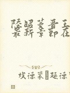 陆昭菱晋王小说最新章节在线阅读