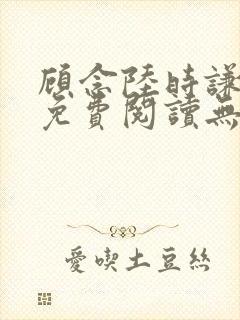 顾念陆时谦小说免费阅读无弹窗封面