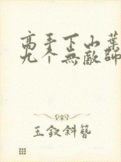 高手下山叶君临九个无敌师傅
