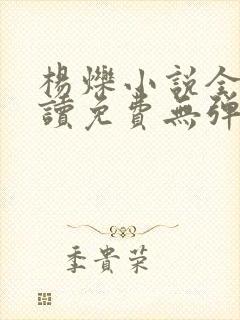 杨烁小说全文阅读免费无弹窗