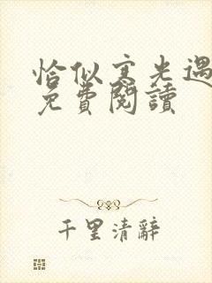 恰似寒光遇骄阳免费阅读封面