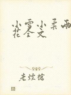 小雪小柔两大校花全文封面