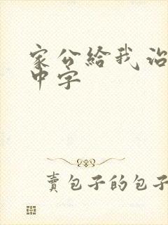 家公给我治疗5中字封面