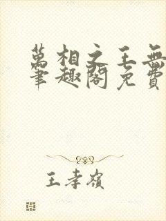 万相之王无弹窗笔趣阁免费封面