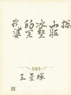 我的冰山总裁老婆完整版