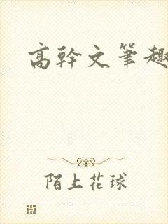 高干文笔趣阁