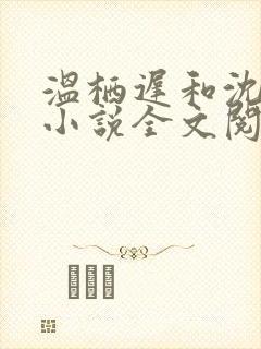 温栖迟和沈南霜小说全文阅读封面