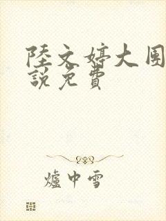 陆文婷大团圆小说免费
