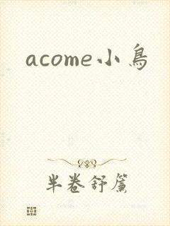 acome小鸟