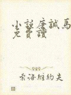 小说唐诚马玉婷免费读封面