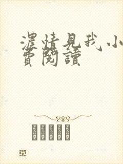 浓情见我小说免费阅读封面