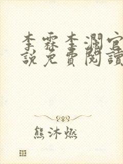 李霖李澜官场小说免费阅读