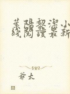 叶阳黎洁小说在线阅读最新章节封面
