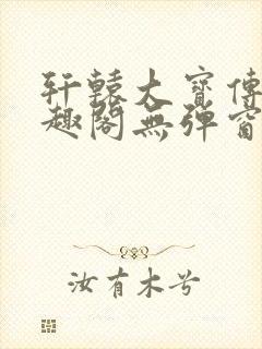 轩辕大宝传奇笔趣阁无弹窗