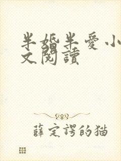 半婚半爱小说全文阅读