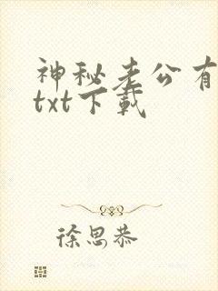 神秘老公有点坏txt下载
